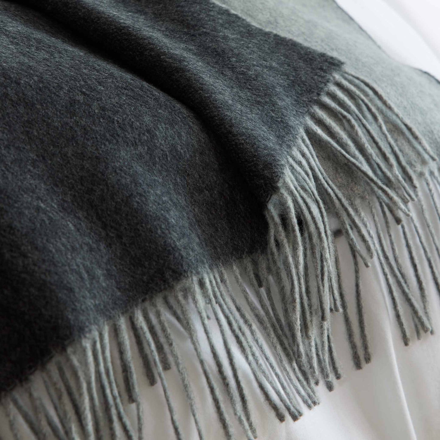 Two-Toned Lambswool Throw Blanket - Last Call