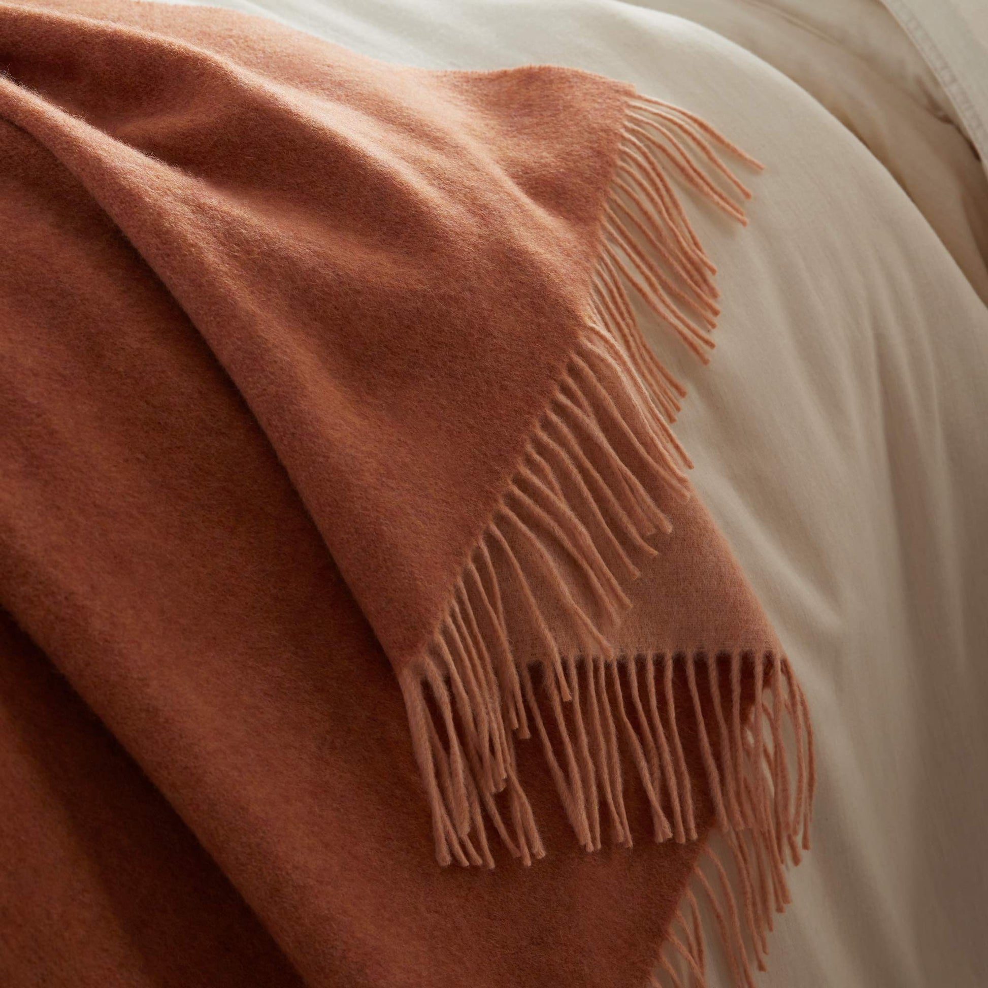 Two-Toned Lambswool Throw Blanket - Last Call