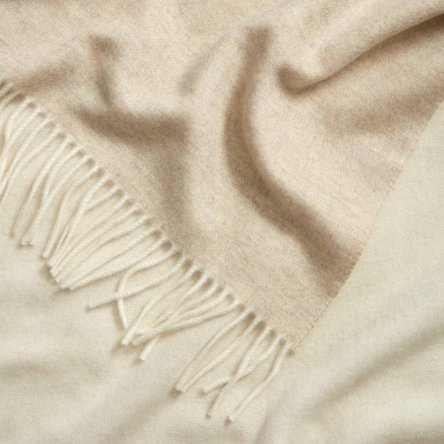 Two-Toned Lambswool Throw Blanket - Last Call
