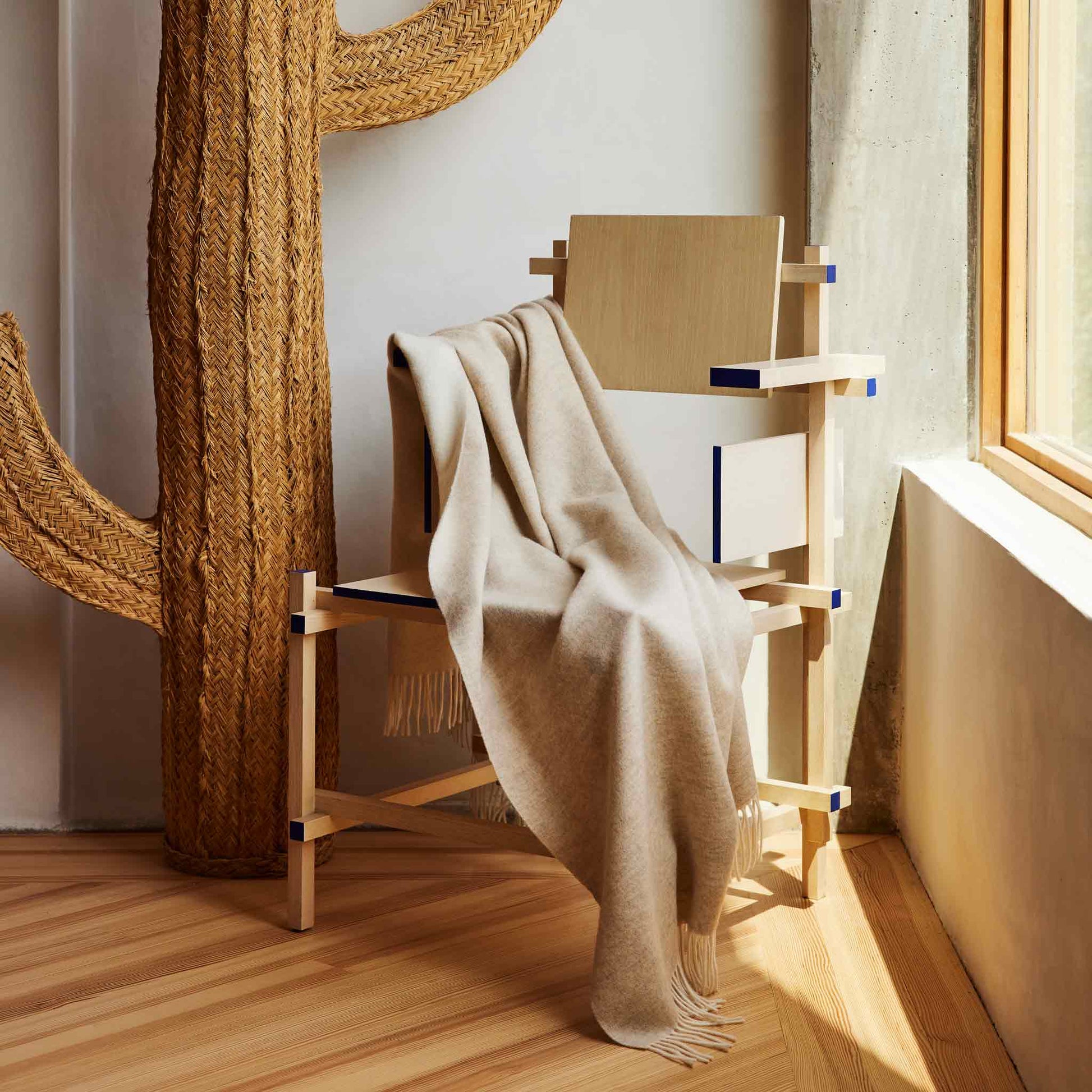 Two-Toned Lambswool Throw Blanket - Last Call