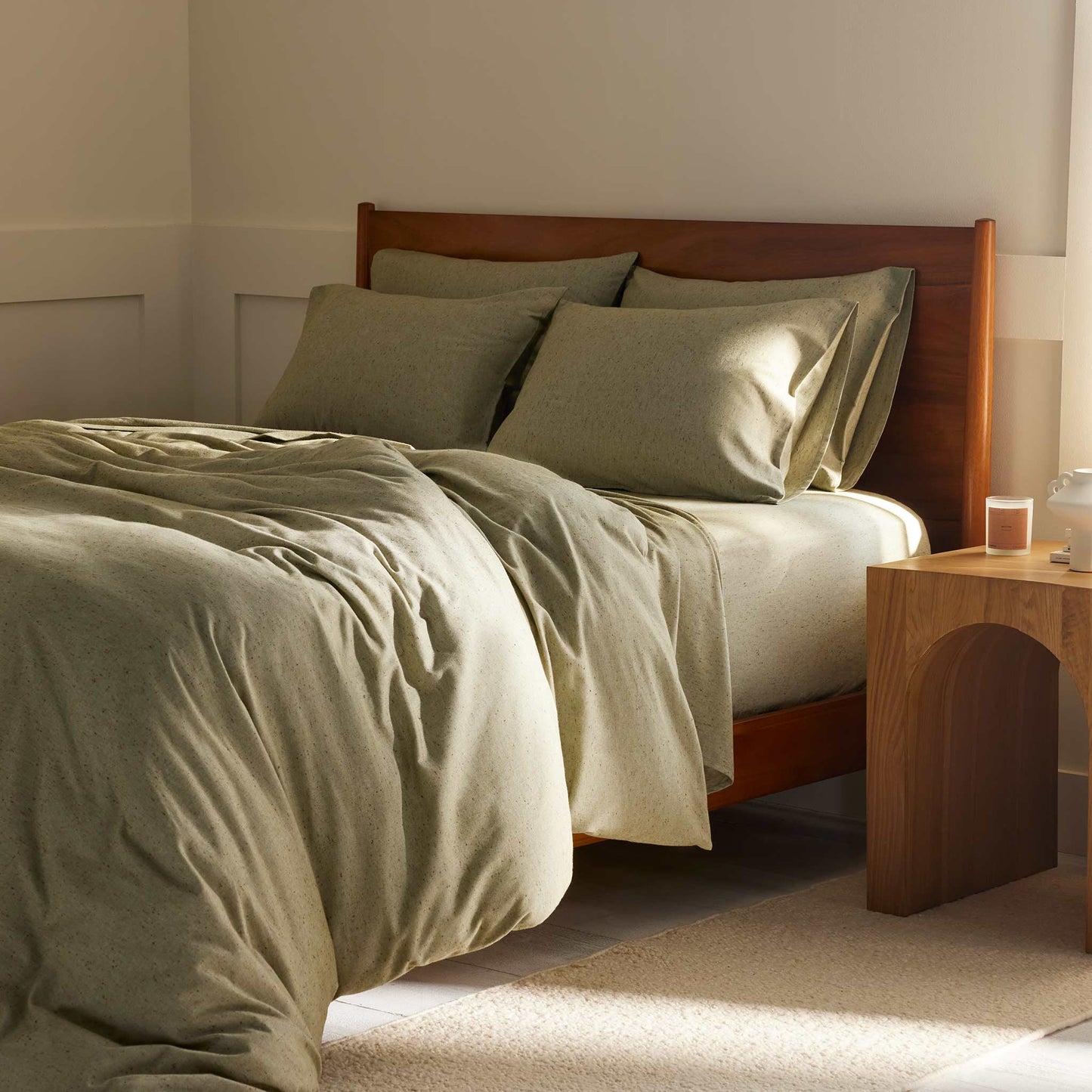Brushed Flannel Duvet Cover