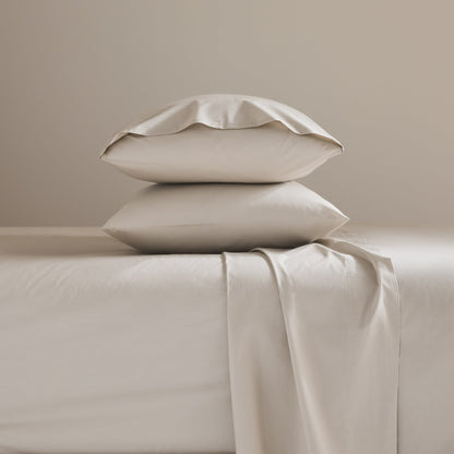 Classic Percale No Flat Sheet Set Bundle