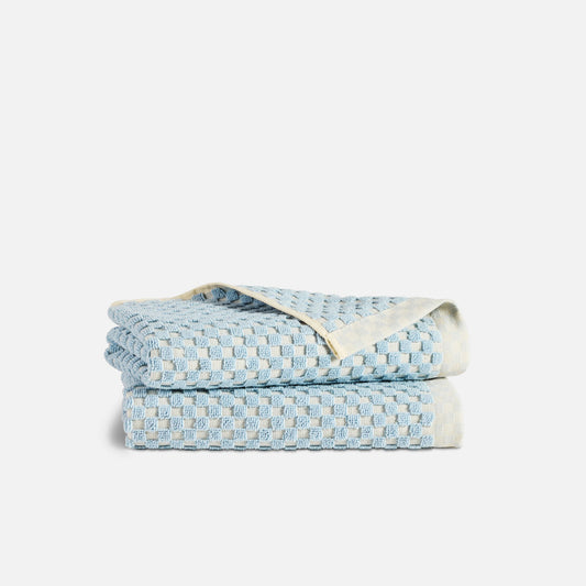 Checkered Jacquard Hand Towels - Last Call