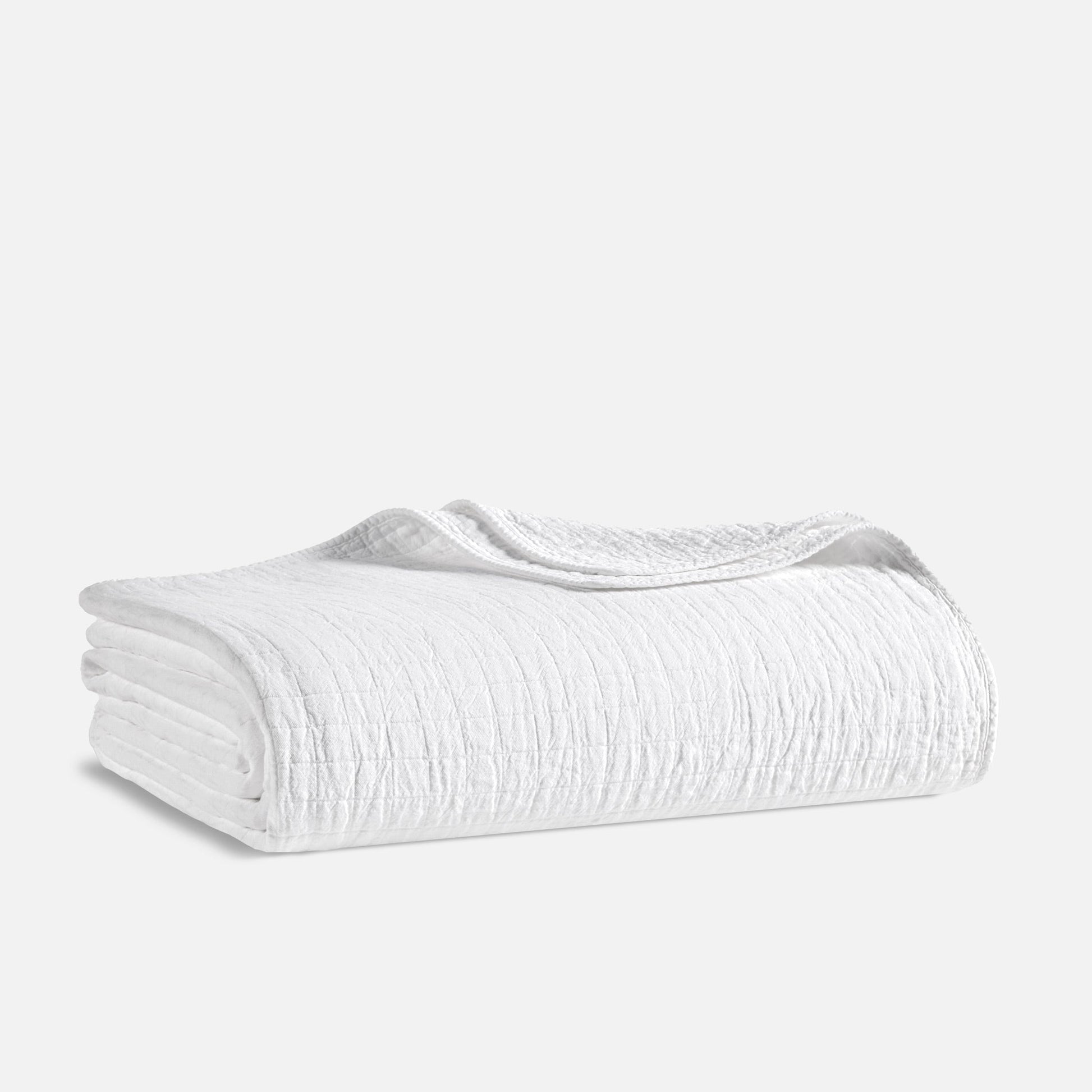 Weekend Wash Grid Bed Blanket