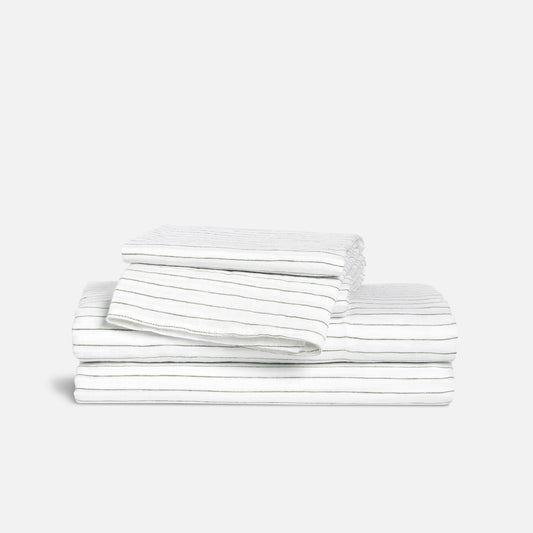 Washed European Linen Core Sheet Set - Last Call