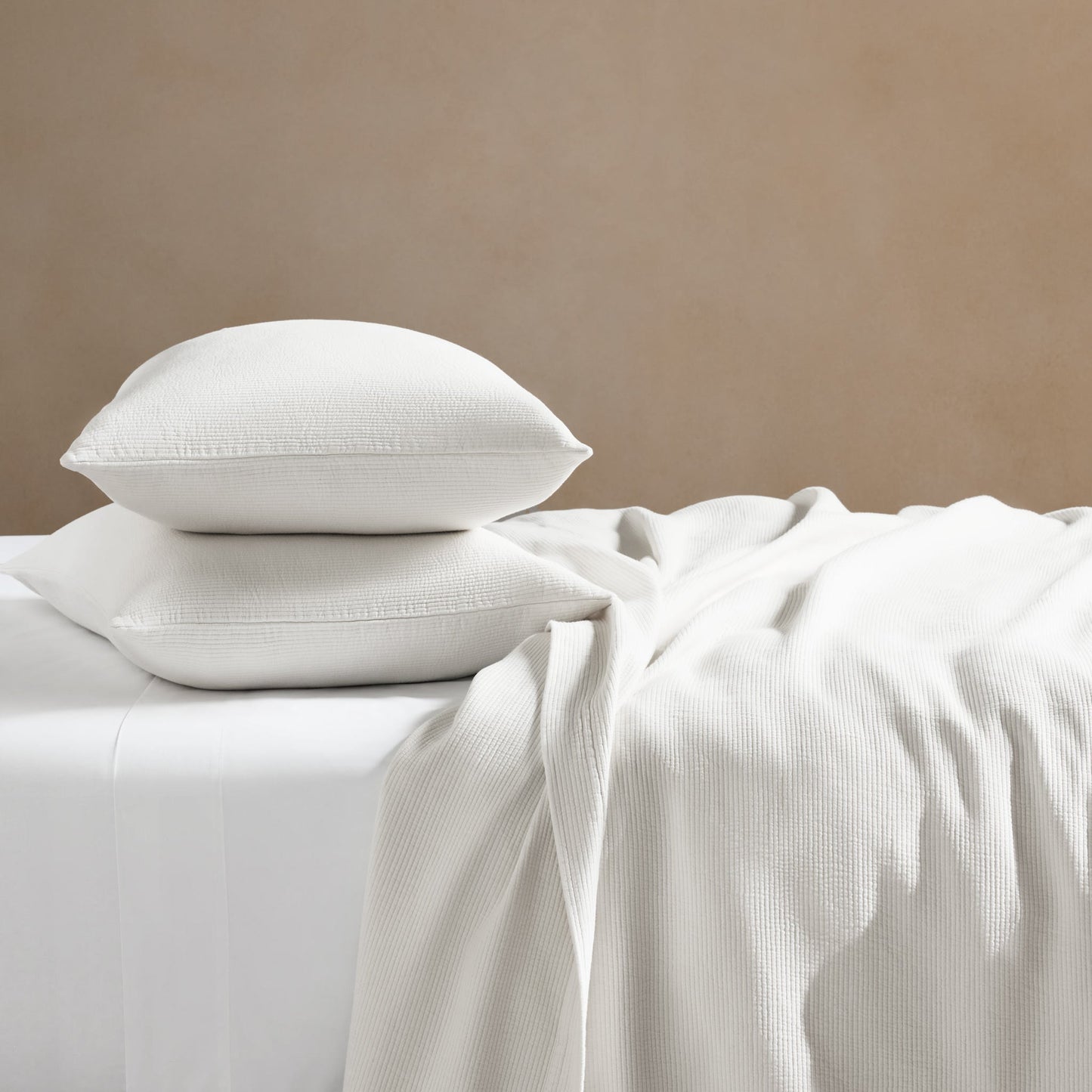 Ribbed Matelasse Sham Set - Last Call
