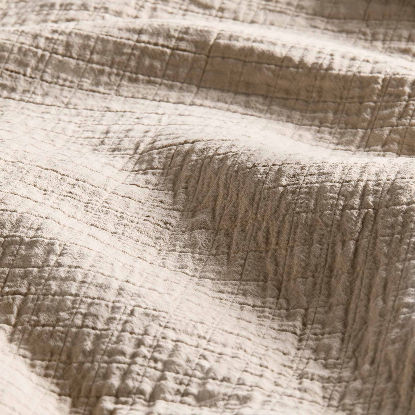 Weekend Wash Grid Bed Blanket