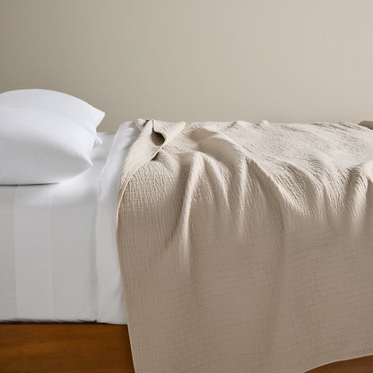 Weekend Wash Grid Bed Blanket
