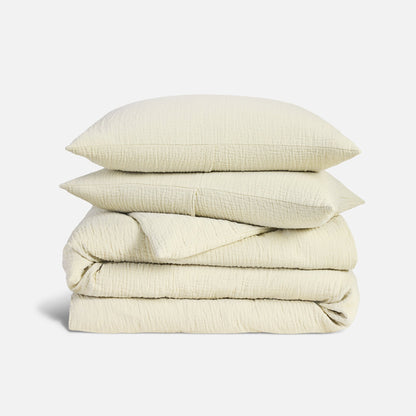 Breezeweave Crinkle Cotton Duvet Set
