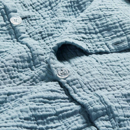 Breezeweave Crinkle Cotton Duvet Cover