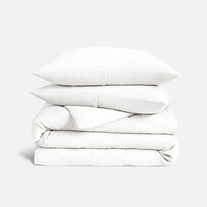 Breezeweave Crinkle Cotton Duvet Set