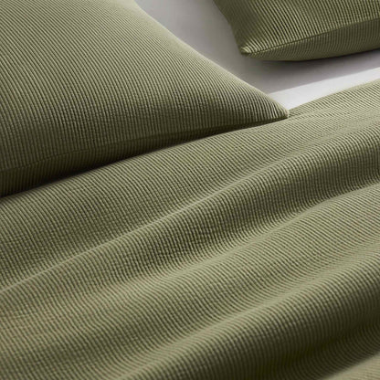 Ribbed Matelasse Duvet Set