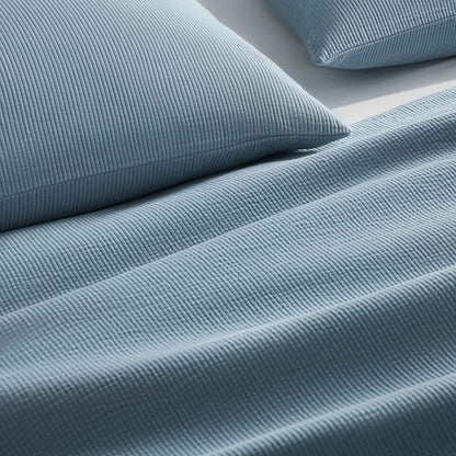 Ribbed Matelasse Duvet Set