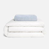 Oxford Stripe in Storm Chambray