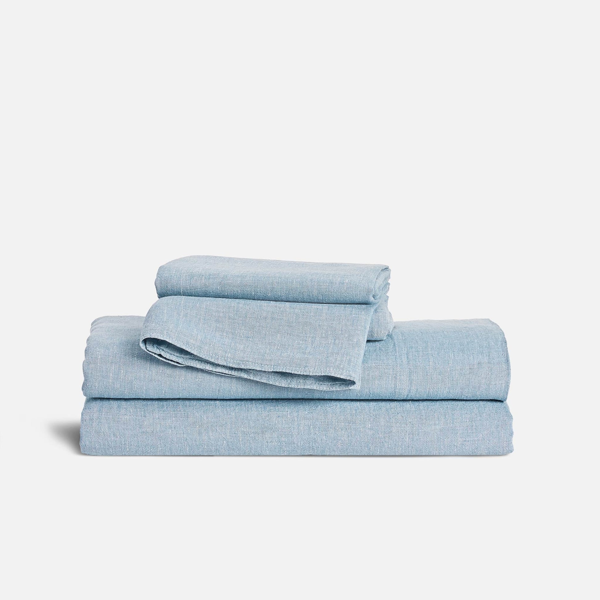 Washed European Linen Core Sheet Set - Last Call