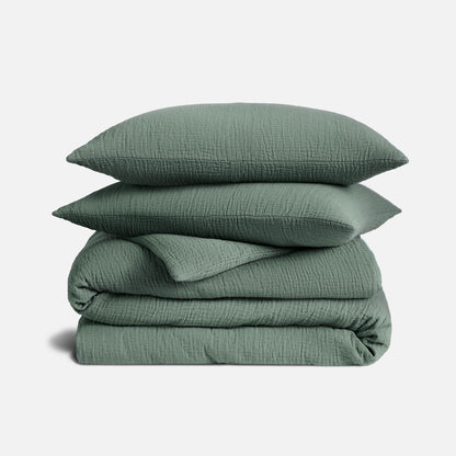 Breezeweave Crinkle Cotton Duvet Set