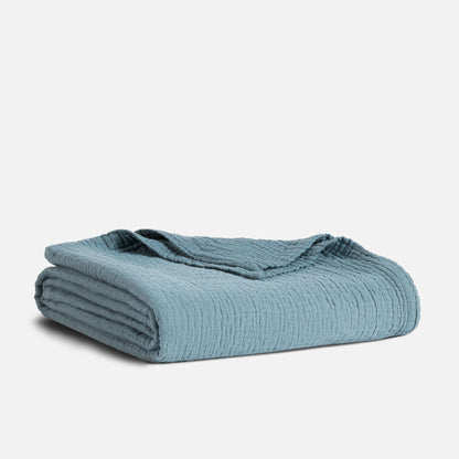 Breezeweave Crinkle Cotton Bed Blanket
