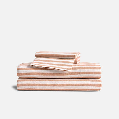 Washed European Linen Core Sheet Set - Last Call