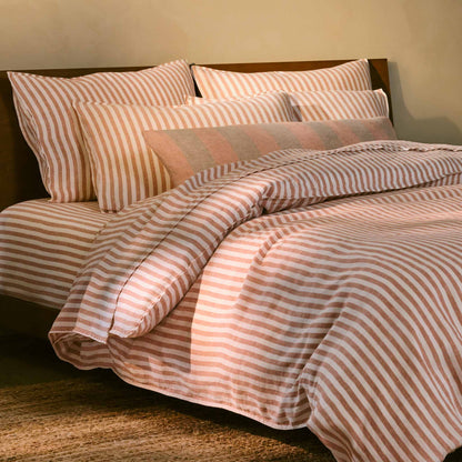 Washed European Linen Lumbar Pillow Cover