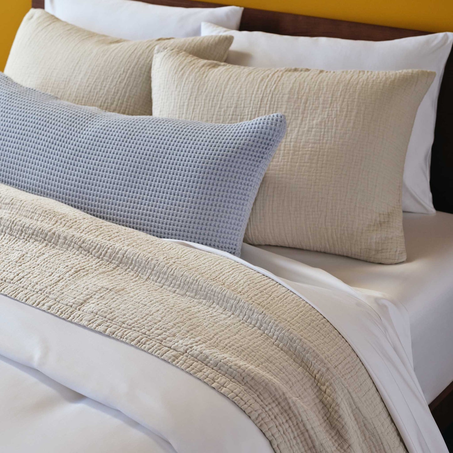 Breezeweave Crinkle Cotton Bed Blanket