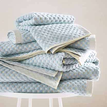 Checkered Jacquard Hand Towels - Last Call