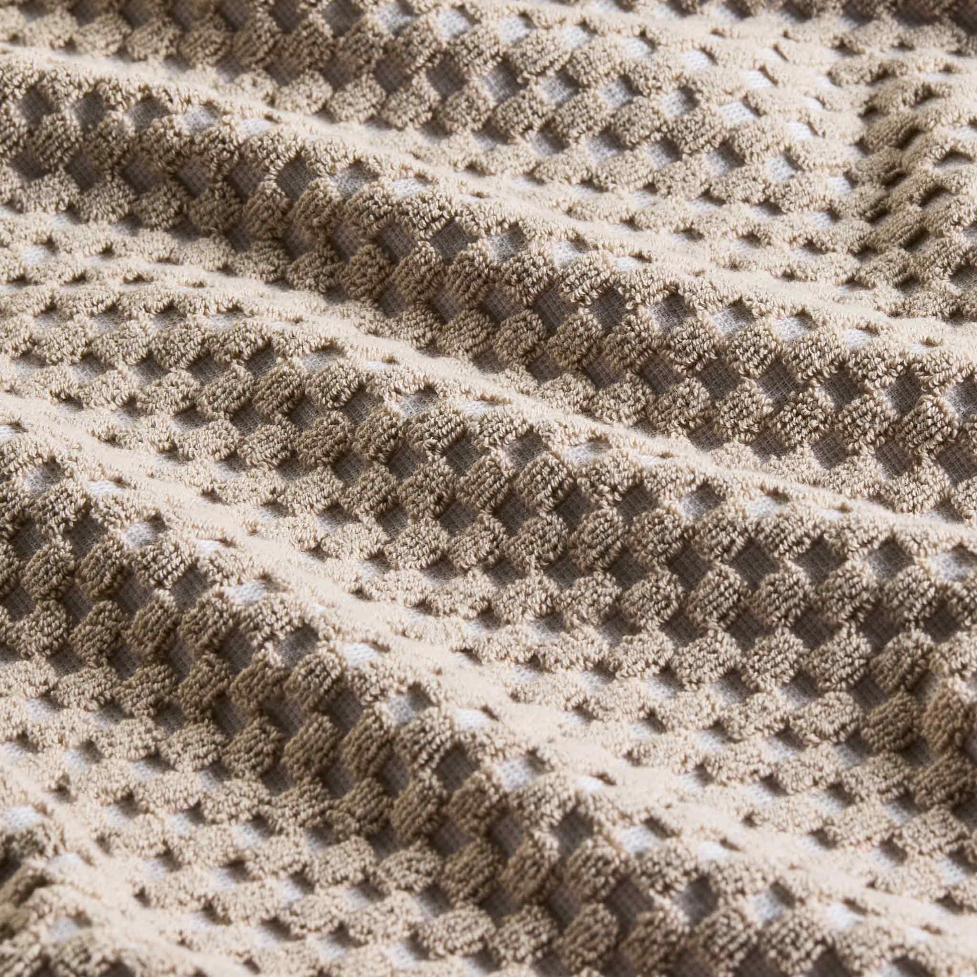 Checkered Jacquard Hand Towels - Last Call