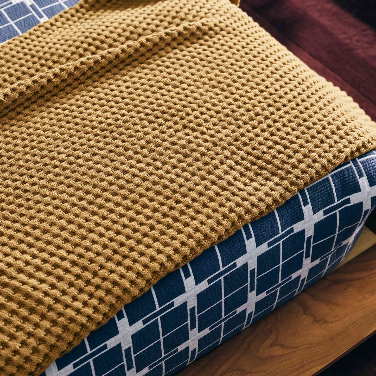 Chunky Waffle Knit Throw Blanket - Last Call