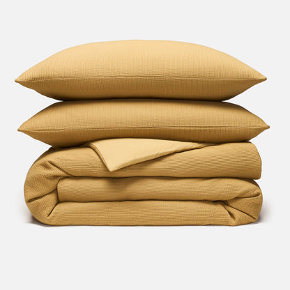 Ribbed Matelasse Duvet Set
