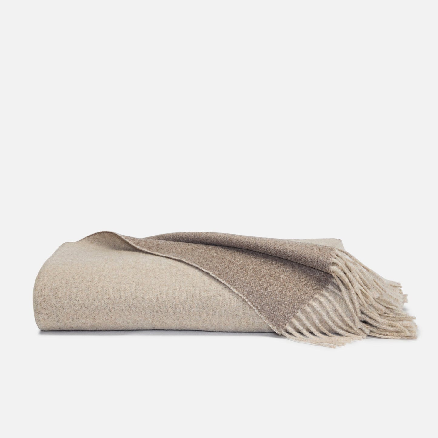 Two-Toned Lambswool Throw Blanket - Last Call
