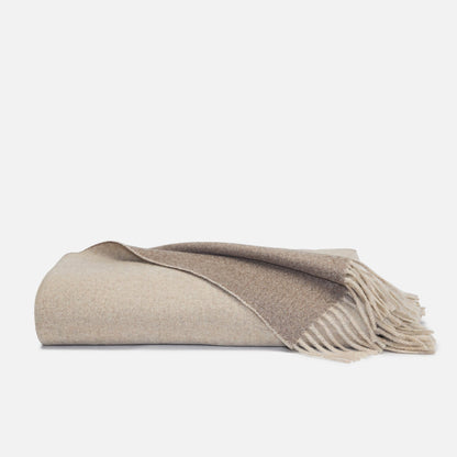 Two-Toned Lambswool Throw Blanket - Last Call