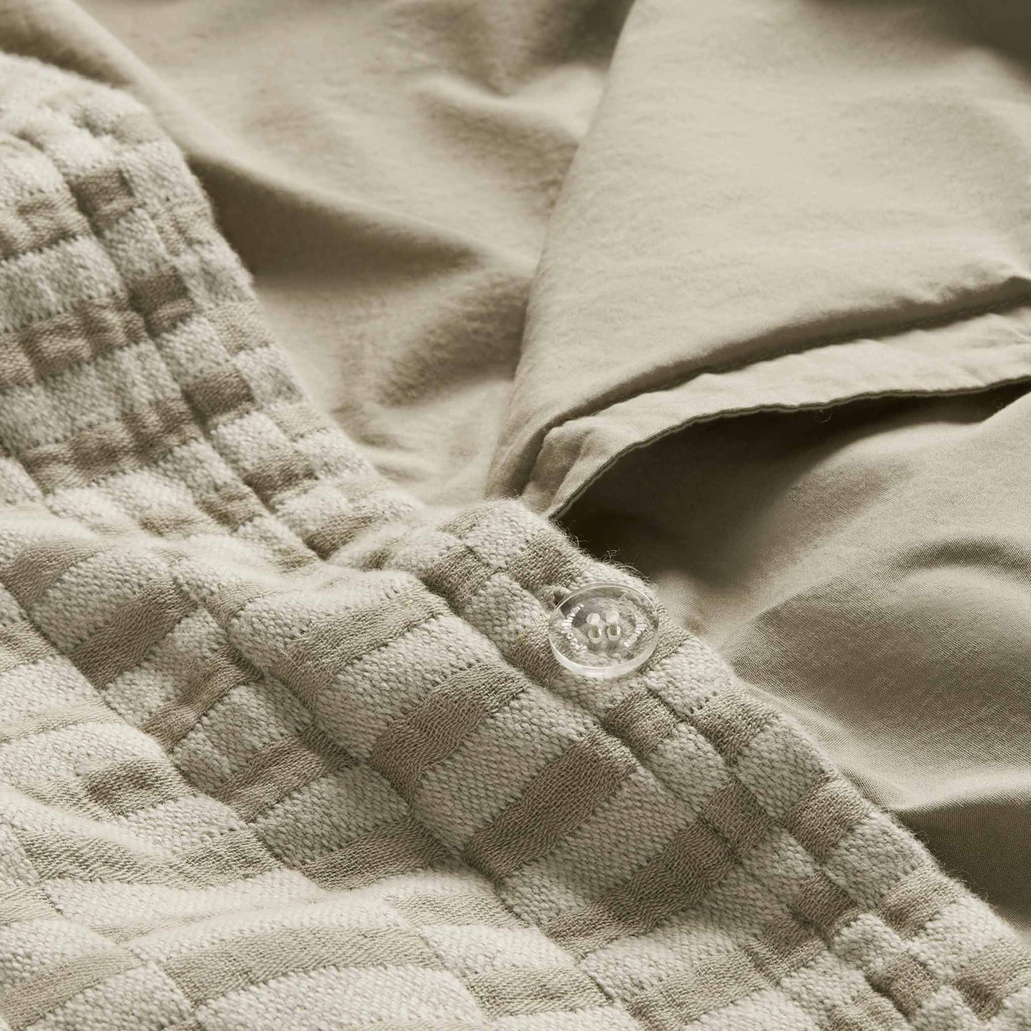 Woven Checkerboard Duvet Cover - Last Call