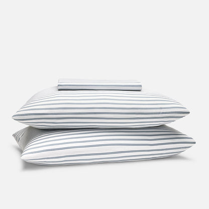 Classic Percale No Flat Sheet Set Bundle