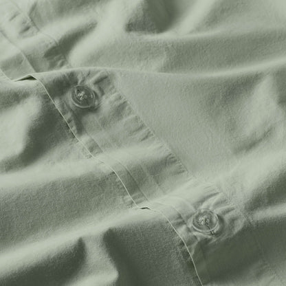 Washed Classic Percale Duvet Set