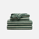 Striped Botanical Green