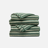 Striped Botanical Green