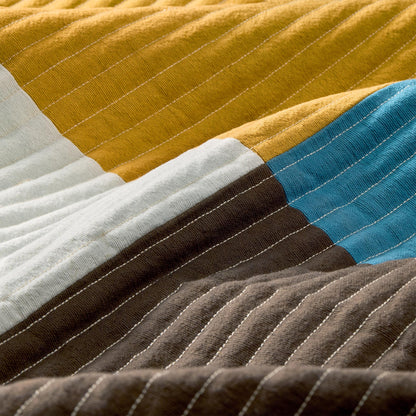 Colorblock Patchwork Quilt