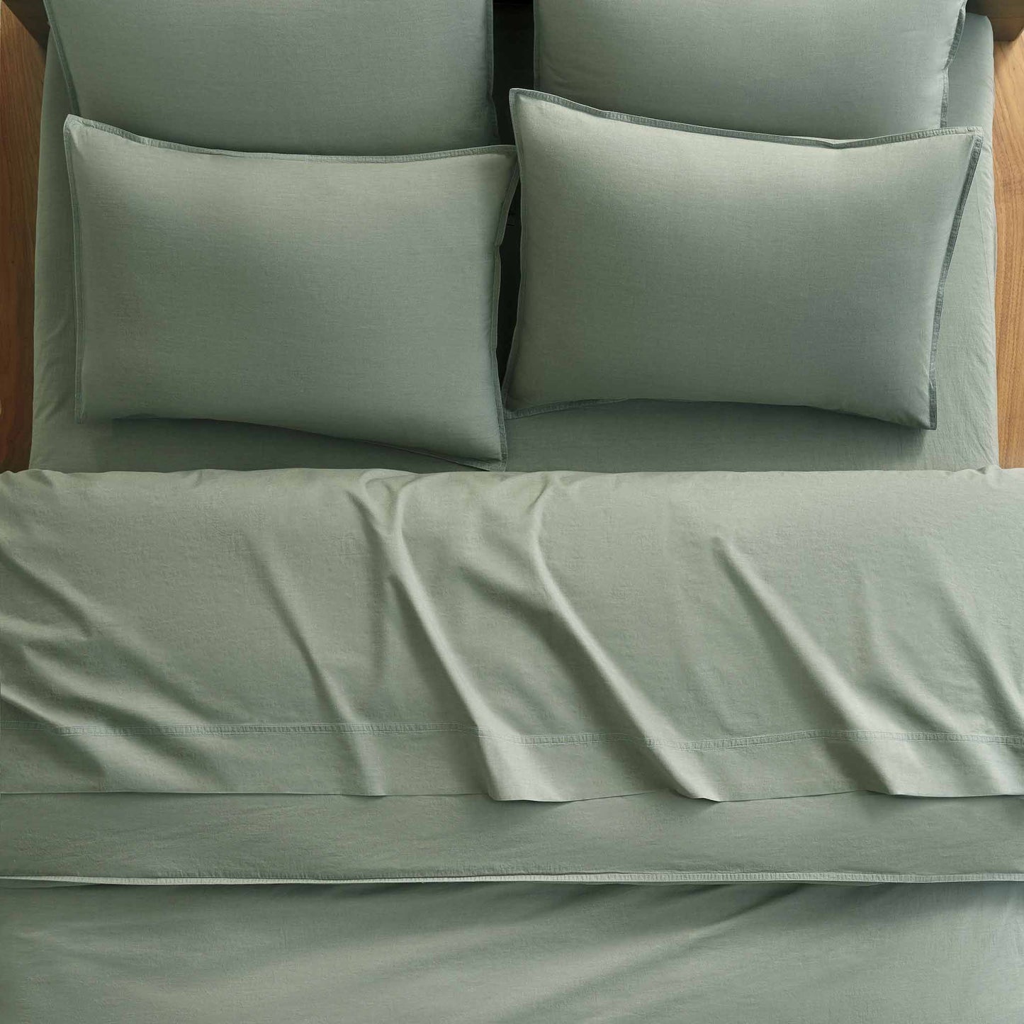 Washed Classic Percale Duvet Cover
