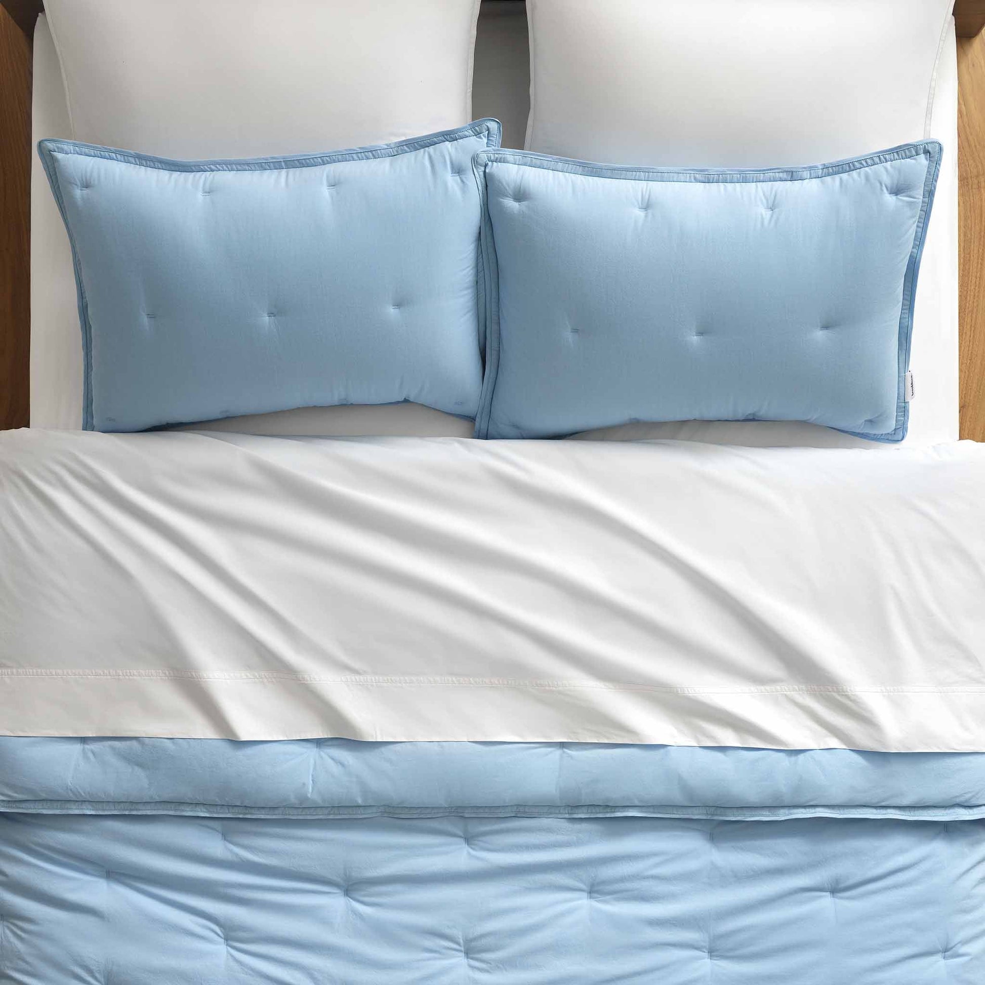 Washed Classic Percale Sham Set