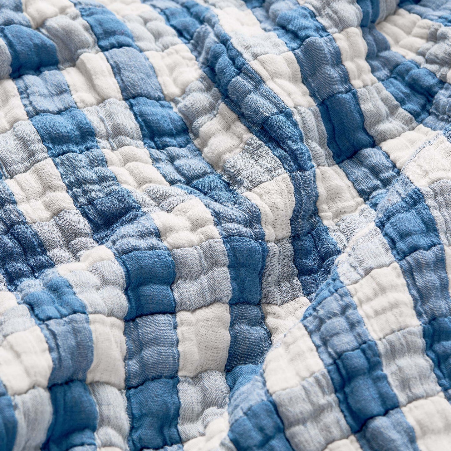 Breezeweave Cotton Gingham Bed Blanket