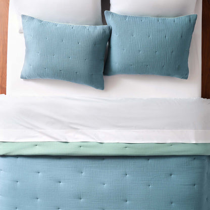 Breezeweave Reversible Cotton Comforter Set