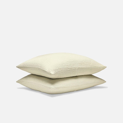 Breezeweave Crinkle Cotton Sham Set