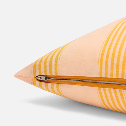 Washed European Linen Lumbar Pillow Cover